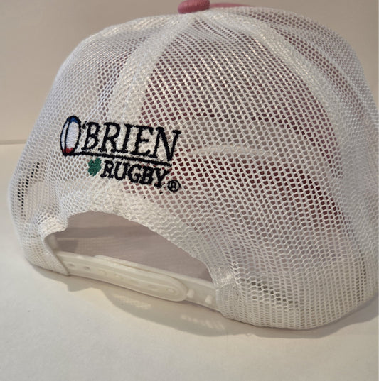 RUGBY COLORADO TRUCKER HAT-PINK/WHITE