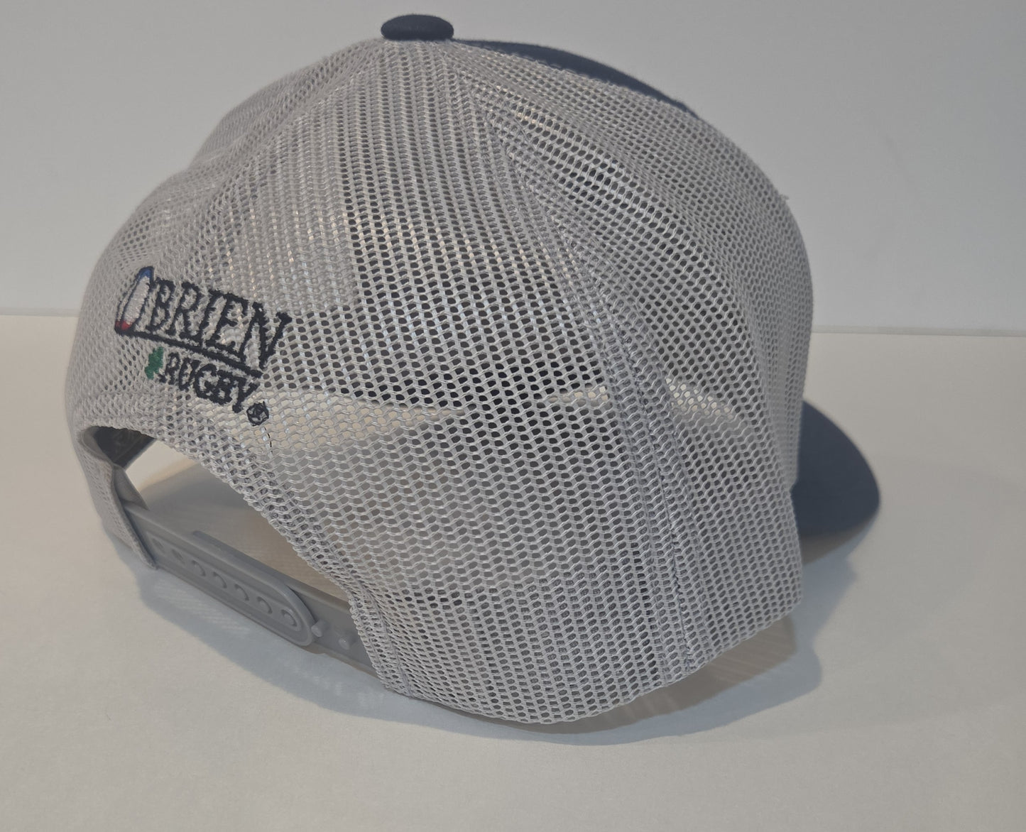 RUGBYTOWN USA TRUCKER HAT - NAVY/ SILVER