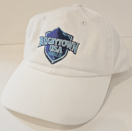 RUGBYTOWN USA HAT - WHITE