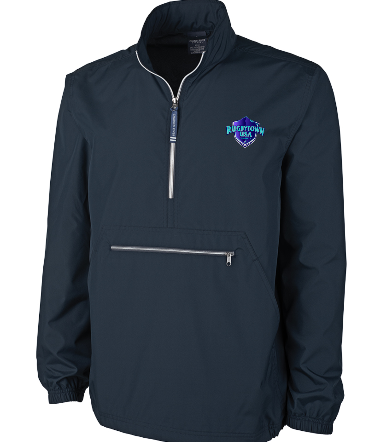 RUGBYTOWN USA WIND & RAIN PULLOVER