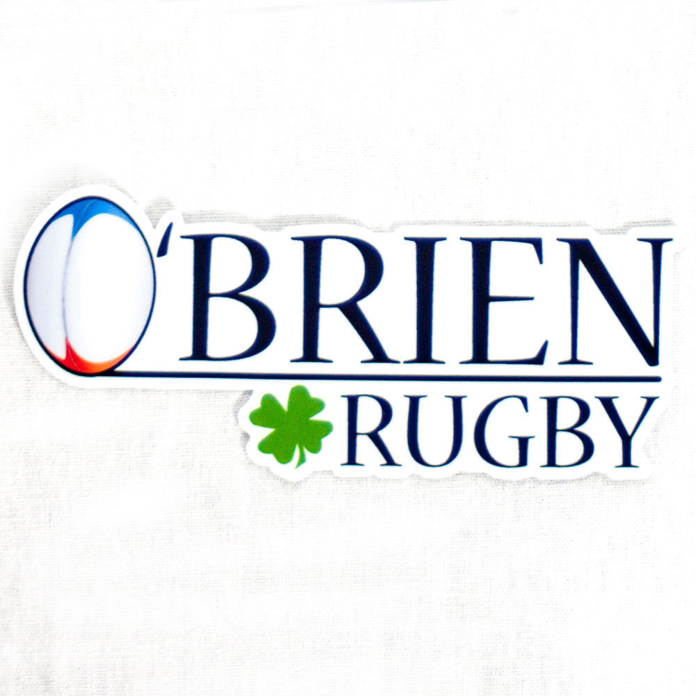 O'BRIEN RUGBY STICKER
