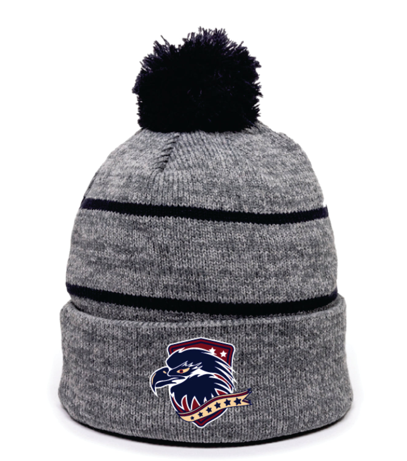 AMERICAN RAPTORS BEANIE - GRAY/NAVY