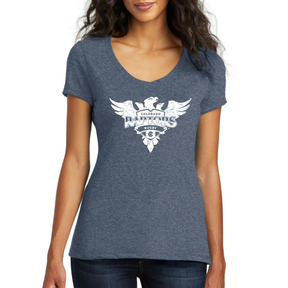 COLORADO RAPTORS LADIES T-SHIRT -NAVY FROST