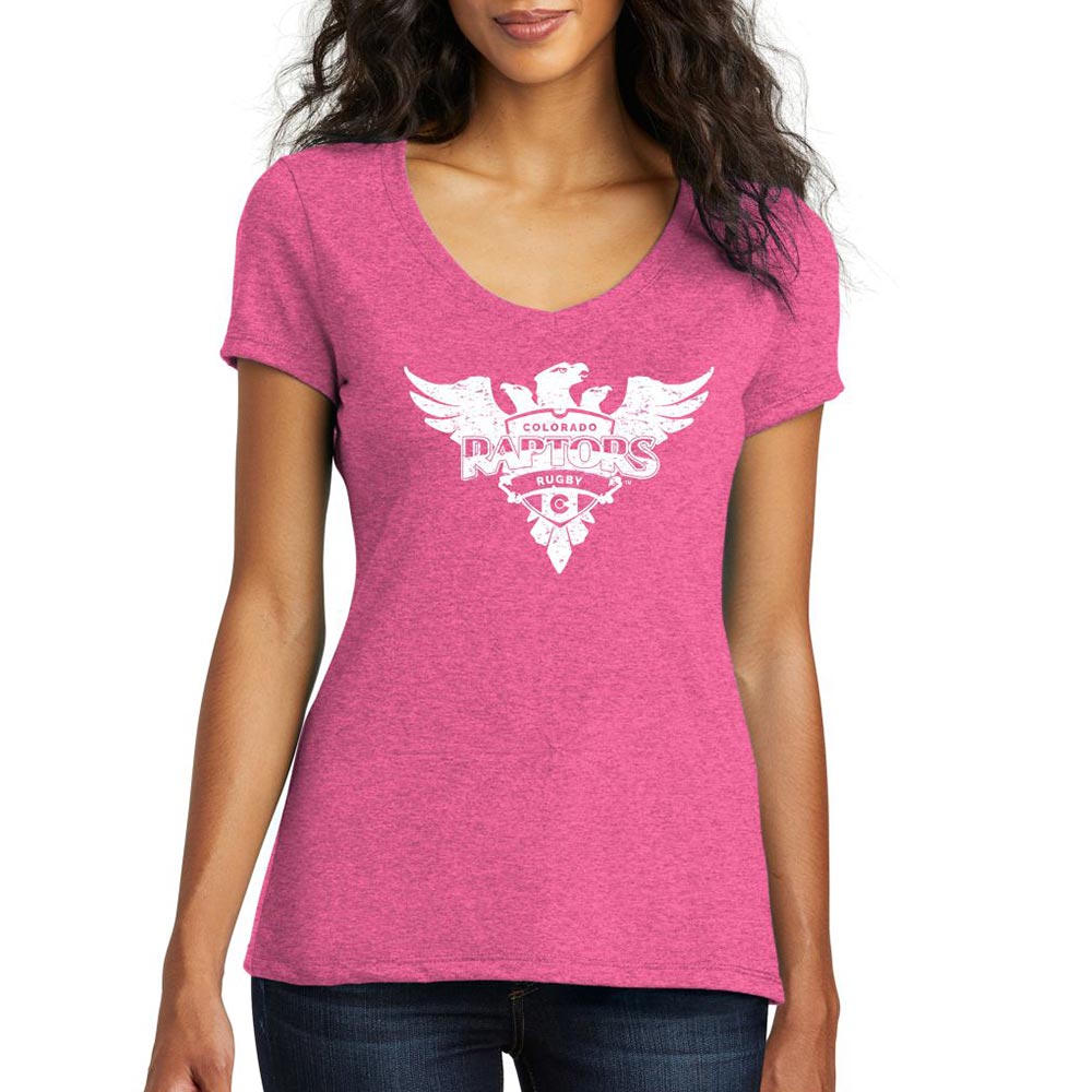 COLORADO RAPTORS LADIES T-SHIRT - FUCHSIA FROST