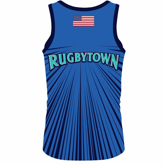 RUGBYTOWN USA PERFORMANCE SINGLET