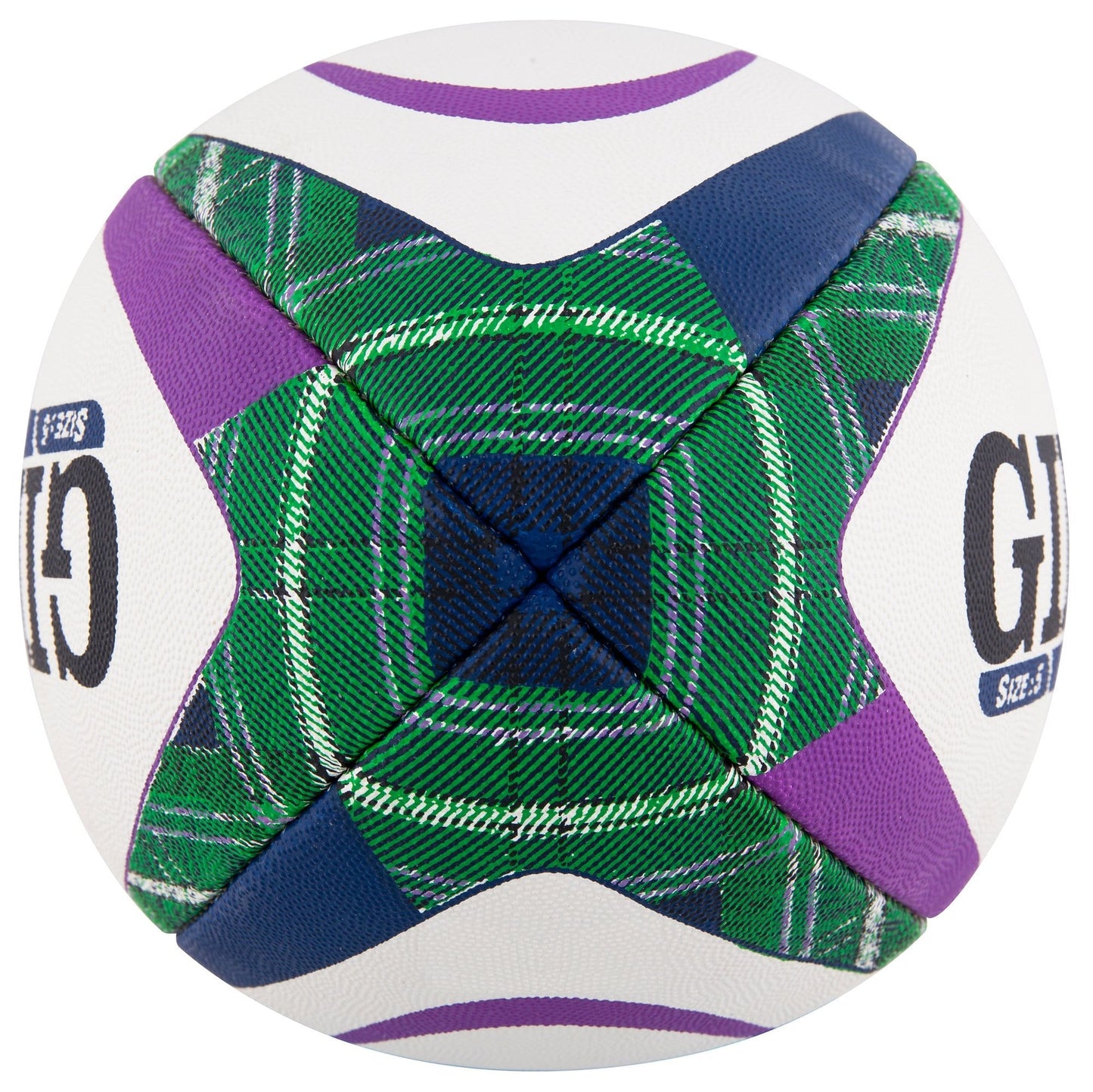 SCOTLAND TARTAN REPLICA RUGBY BALL