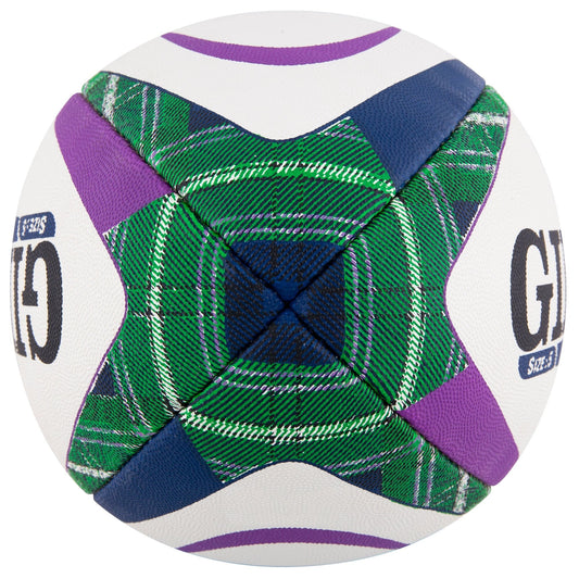 SCOTLAND TARTAN REPLICA RUGBY BALL