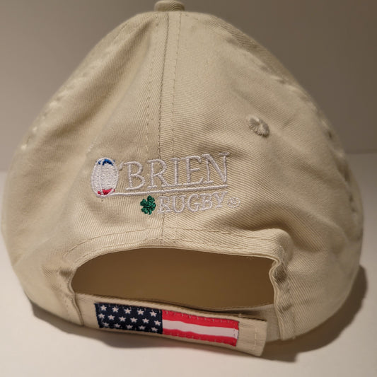 US RUGBY FLAG HAT - KHAKI