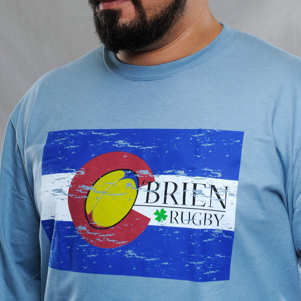 O'BRIEN RUGBY COLORADO FLAG T-SHIRT (Long Sleeve)