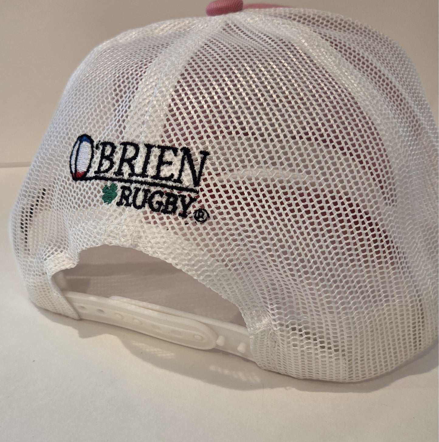 RUGBY COLORADO TRUCKER HAT-PINK/WHITE