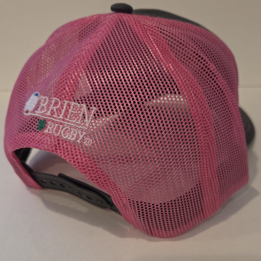 RUGBY COLORADO TRUCKER HAT-GREY/PINK