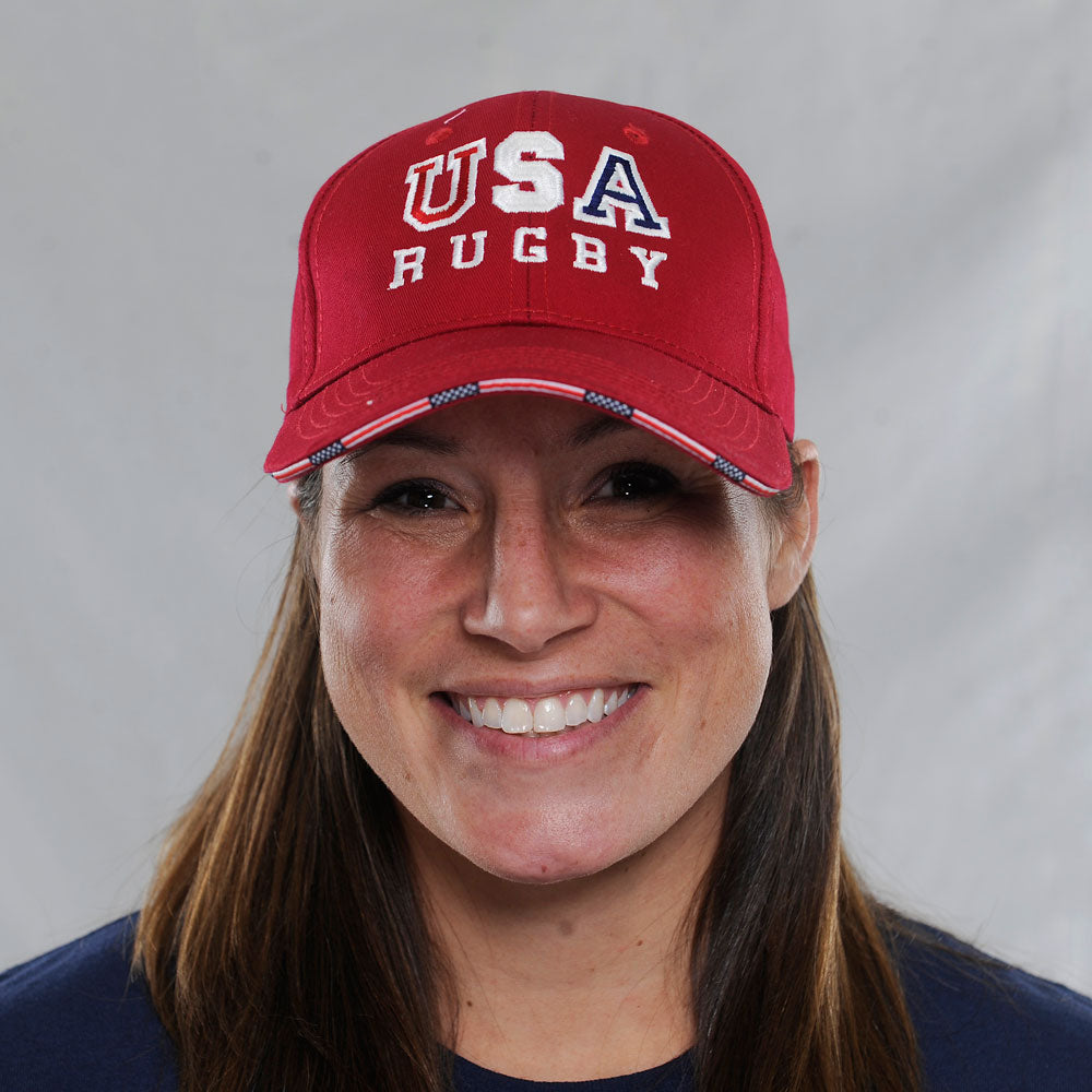 USA RUGBY HAT - RED