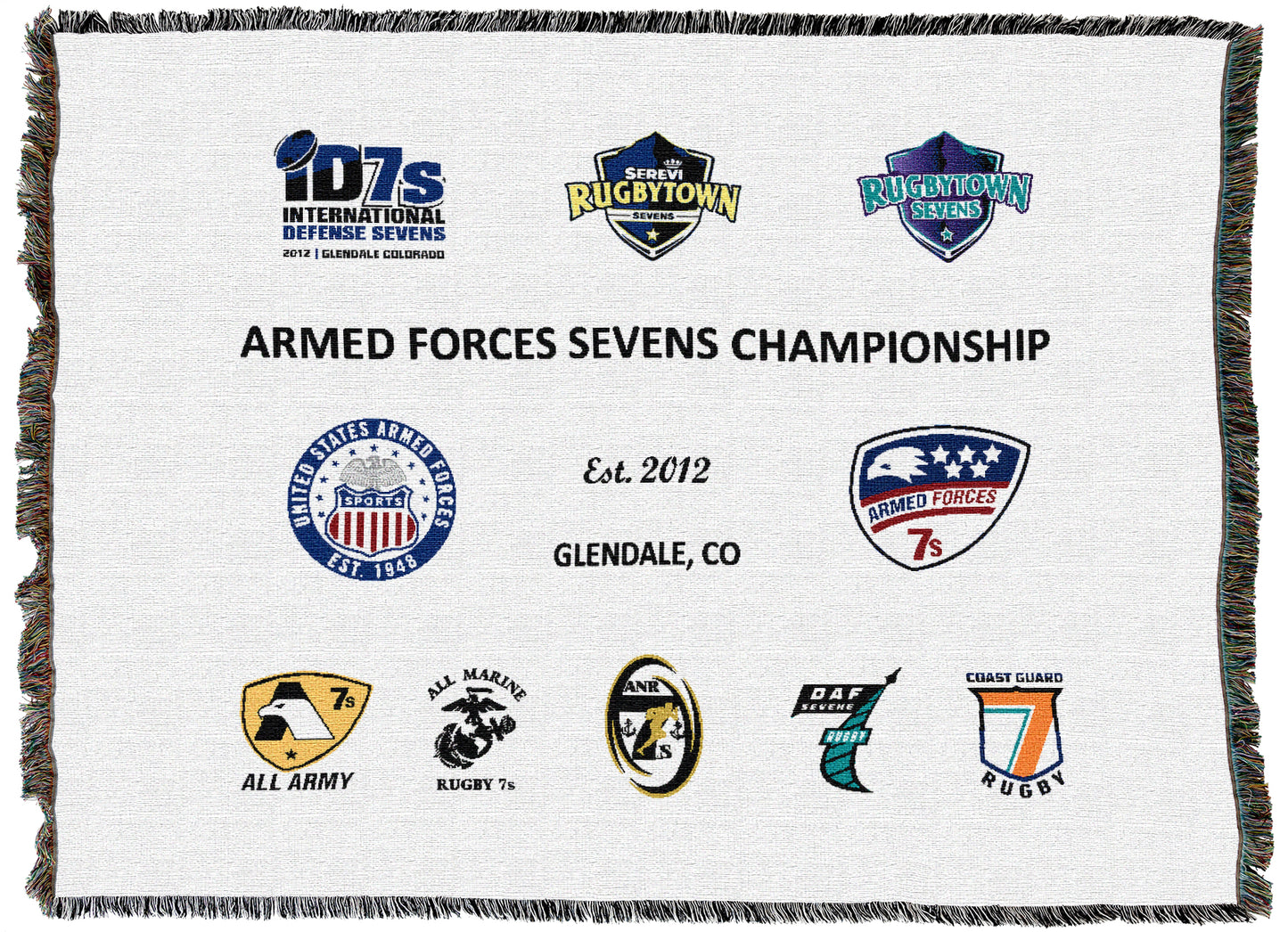 ARMED FORCES RUGBY 7s BLANKET