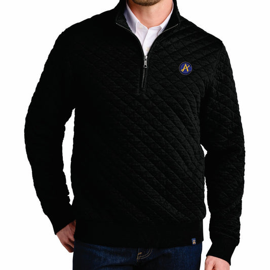 A-CLUB BROOKS BROTHERS DIAMOND QUILT 1/4 ZIP