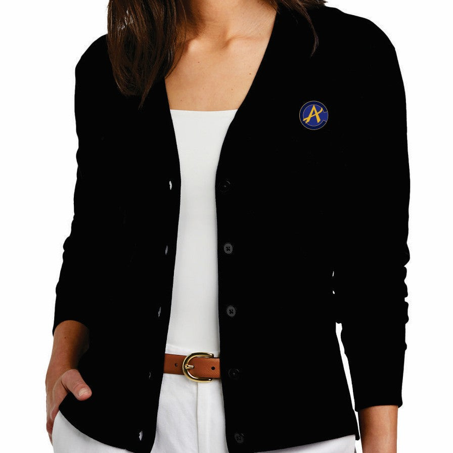 A-CLUB BROOKS BROTHERS COTTON STRETCH CARDIGAN SWEATER