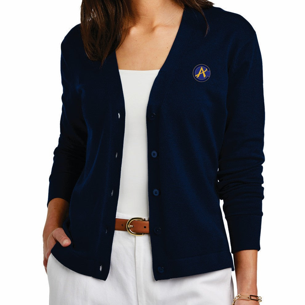 A-CLUB BROOKS BROTHERS COTTON STRETCH CARDIGAN SWEATER