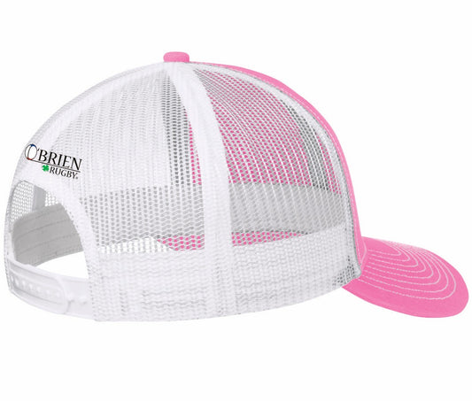 RUGBY COLORADO TRUCKER HAT-PINK/WHITE