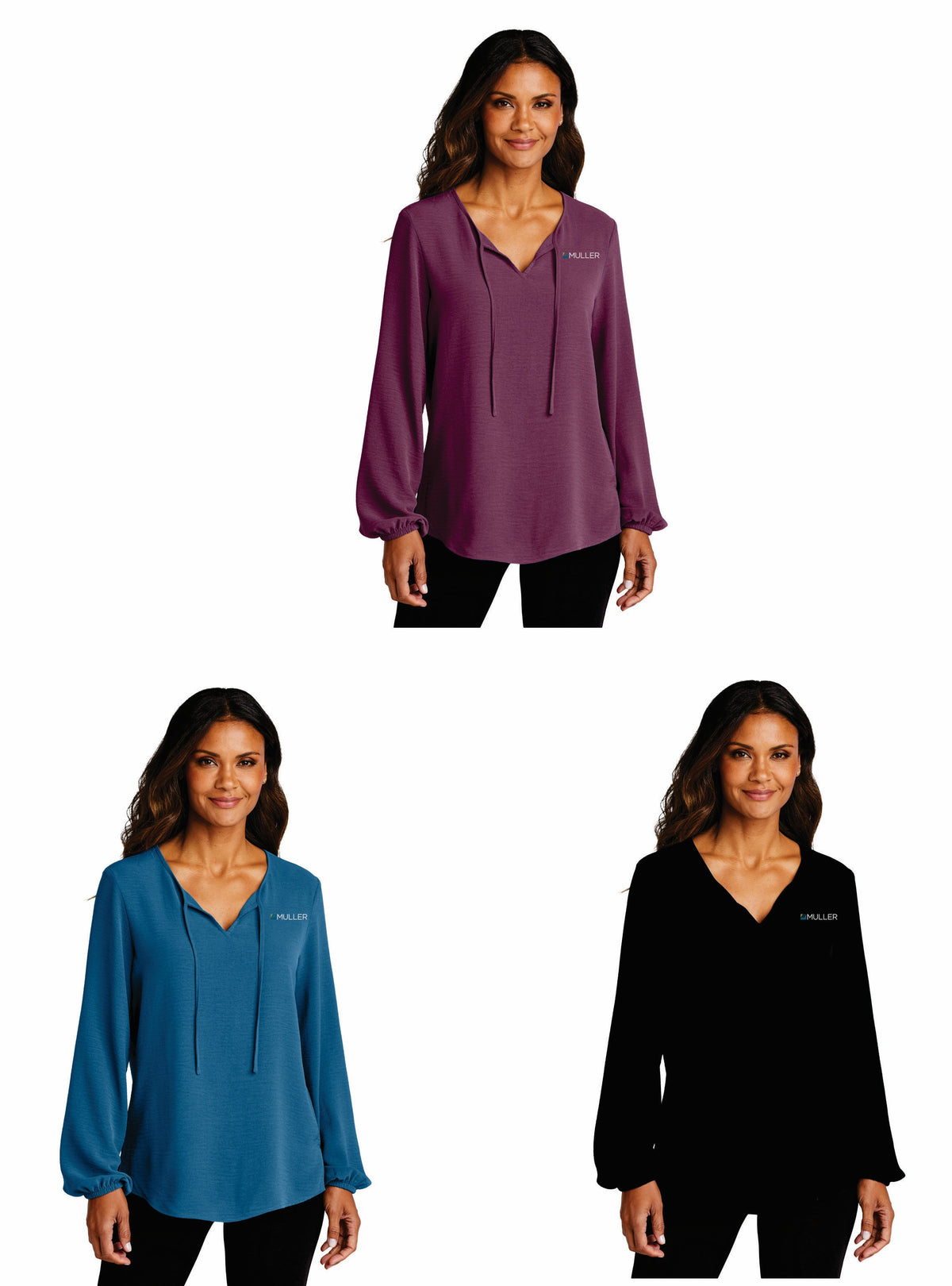 MULLER LADIES CREPE BLOUSE