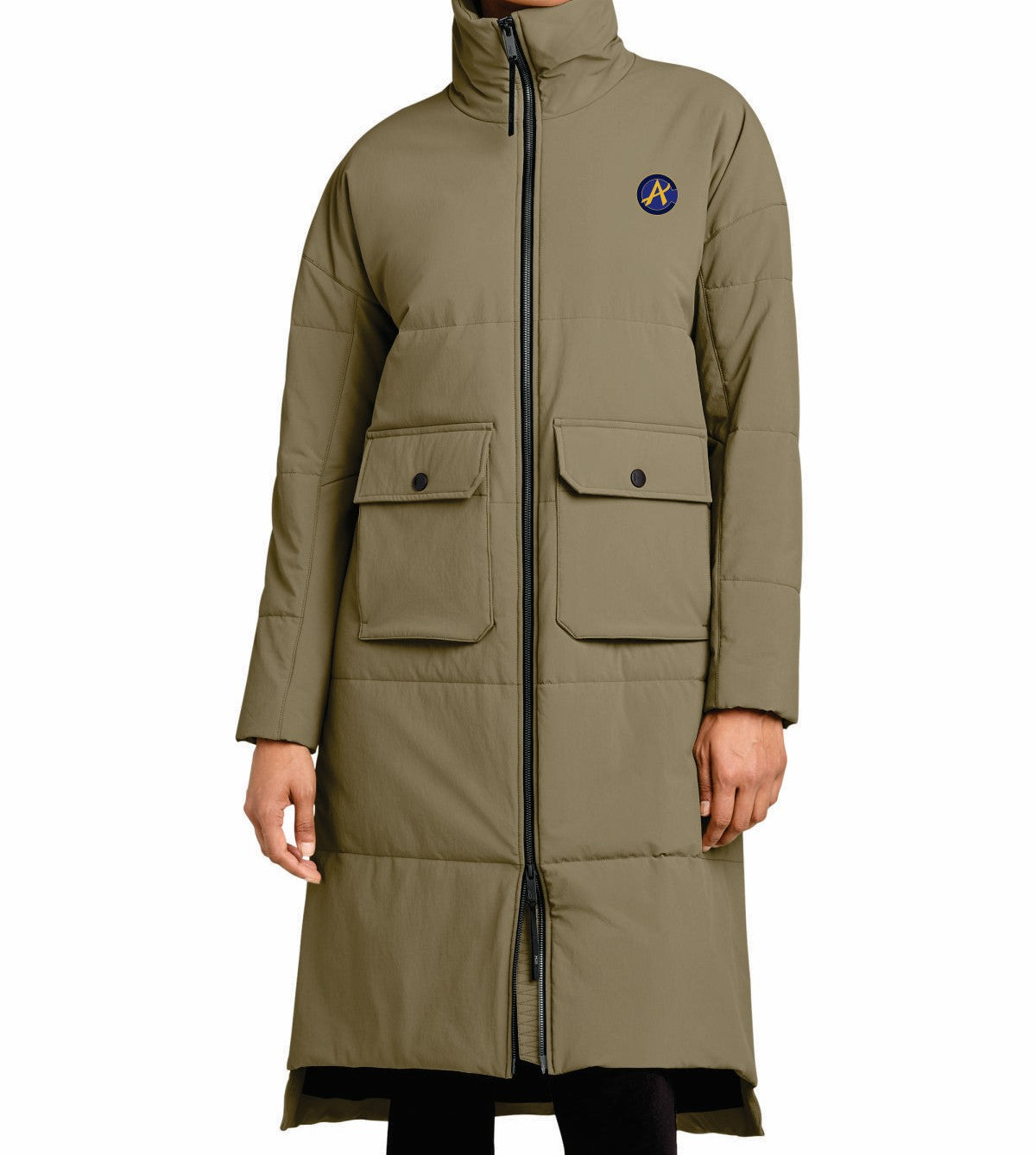 A-CLUB MIIR PUFFY LONG JACKET