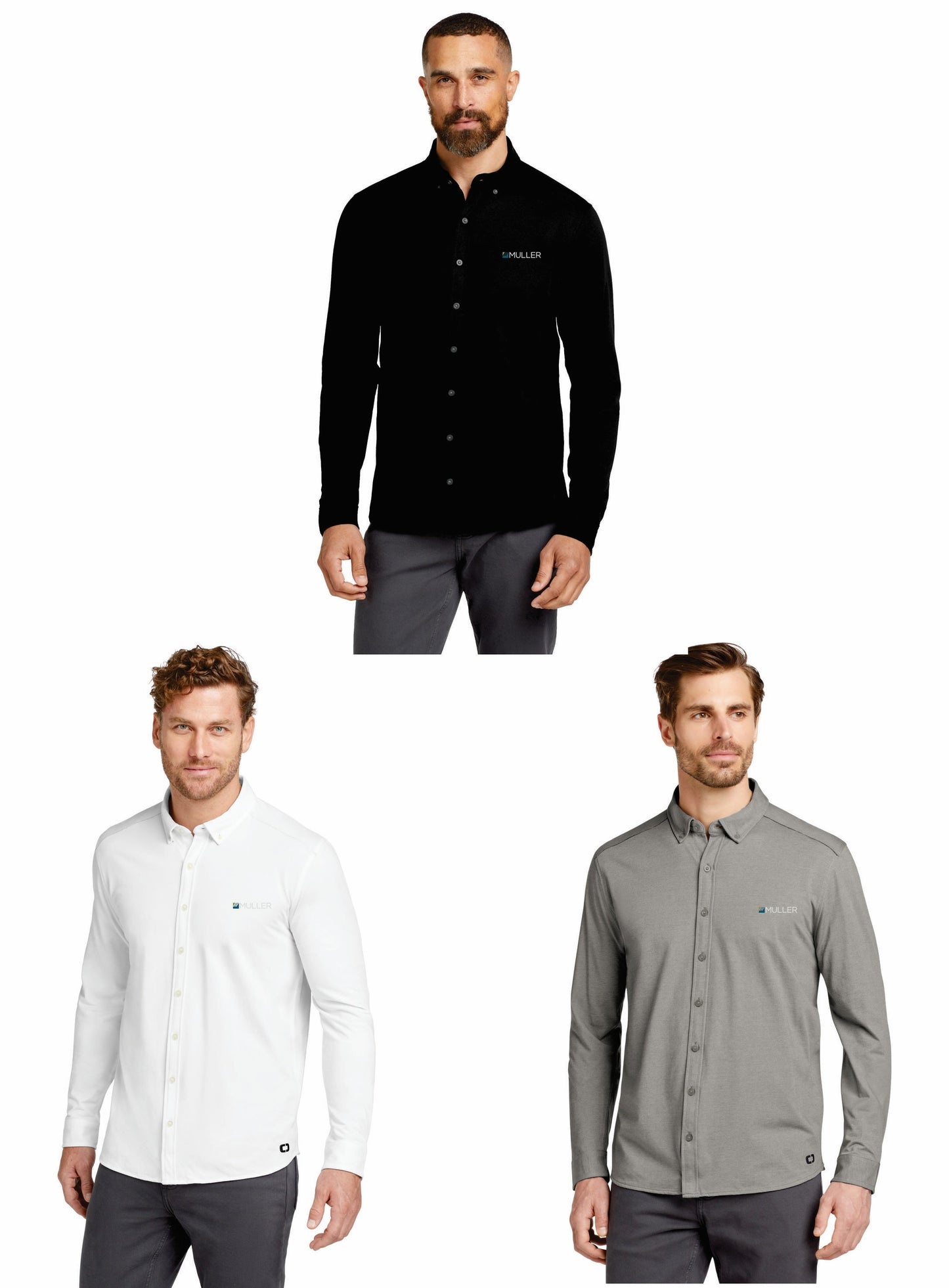 MULLER STRETCH BUTTON-UP SHIRT