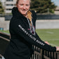 DENVER ONYX DISTRESSED HOODIE