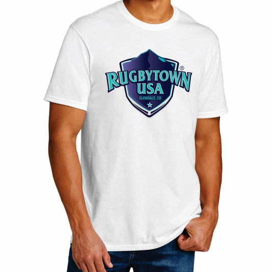 RUGBYTOWN USA T-SHIRT - WHITE