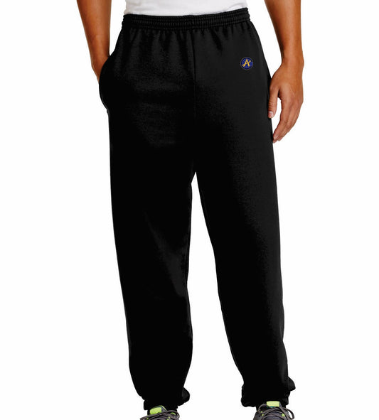 A-CLUB FLEECE SWEATPANT - BLACK