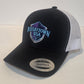 RUGBYTOWN USA TRUCKER HAT - BLACK/ WHITE