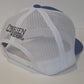 RUGBYTOWN USA TRUCKER HAT - ROYAL/ WHITE