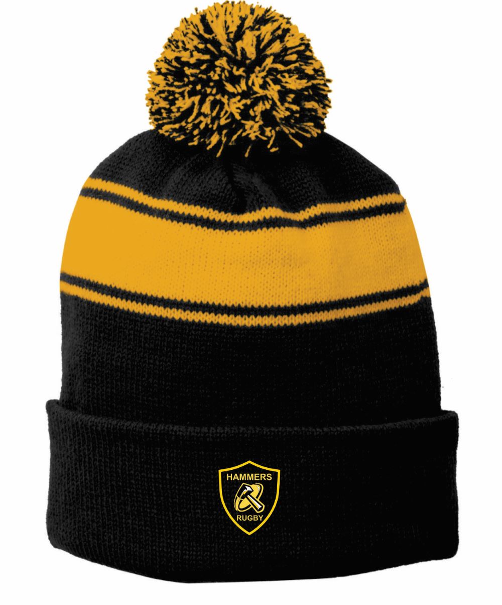 HAMMERS RUGBY POM POM BEANIE