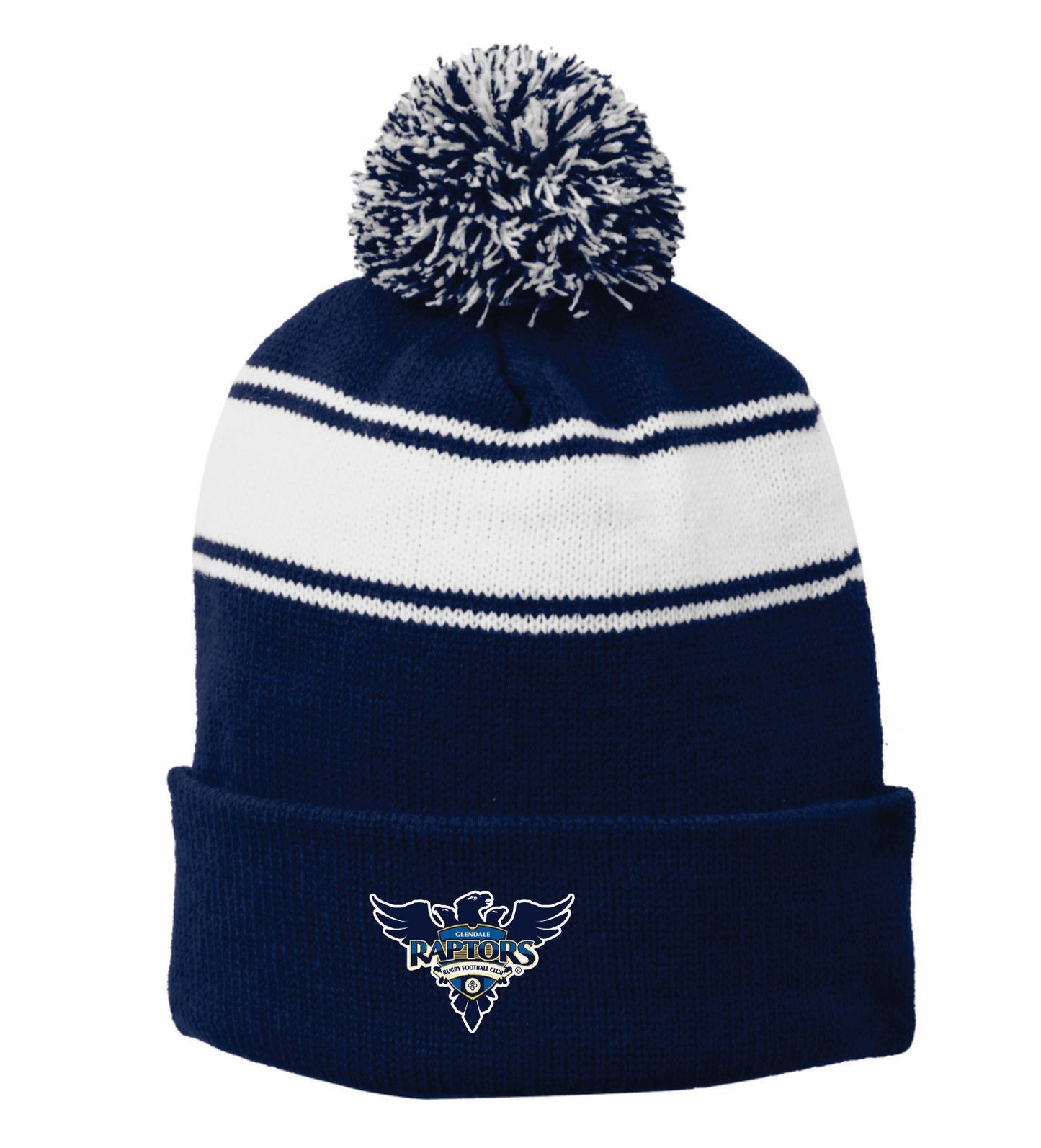 GLENDALE RAPTORS POM BEANIE