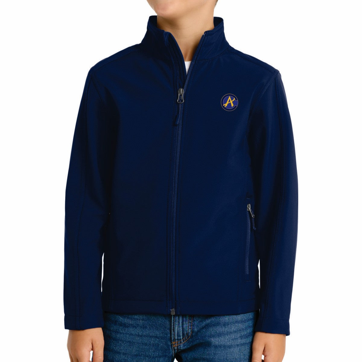 A-CLUB YOUTH SOFT SHELL JACKET