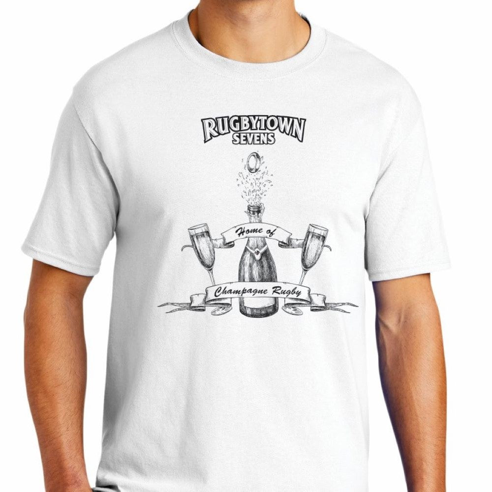 CHAMPAGNE RUGBY RUGBYTOWN 7S T-SHIRT