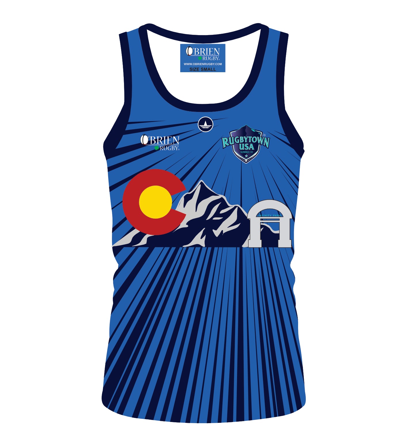 RUGBYTOWN USA PERFORMANCE SINGLET