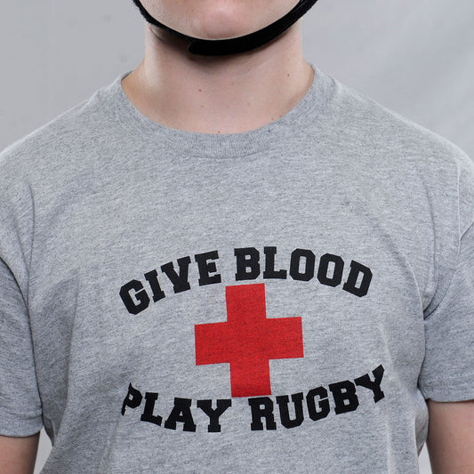 GIVE BLOOD PLAY RUGBY YOUTH T-SHIRT